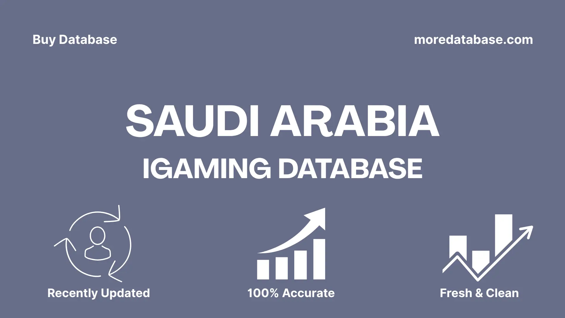 Saudi Arabia iGaming Database 1 Million Package